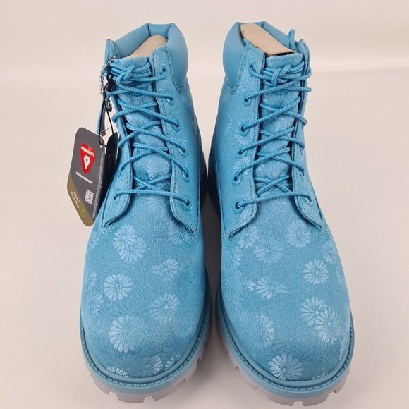 Timberland 6 IN Classic Boots Blue Floral - Picture 4 of 12